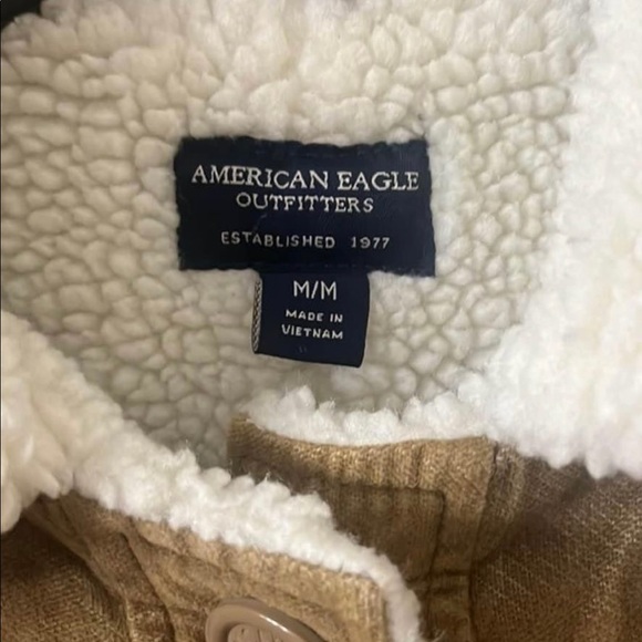 🧥American Eagle Brown Faux Sherpa Coat
Size: M - Picture 5 of 11